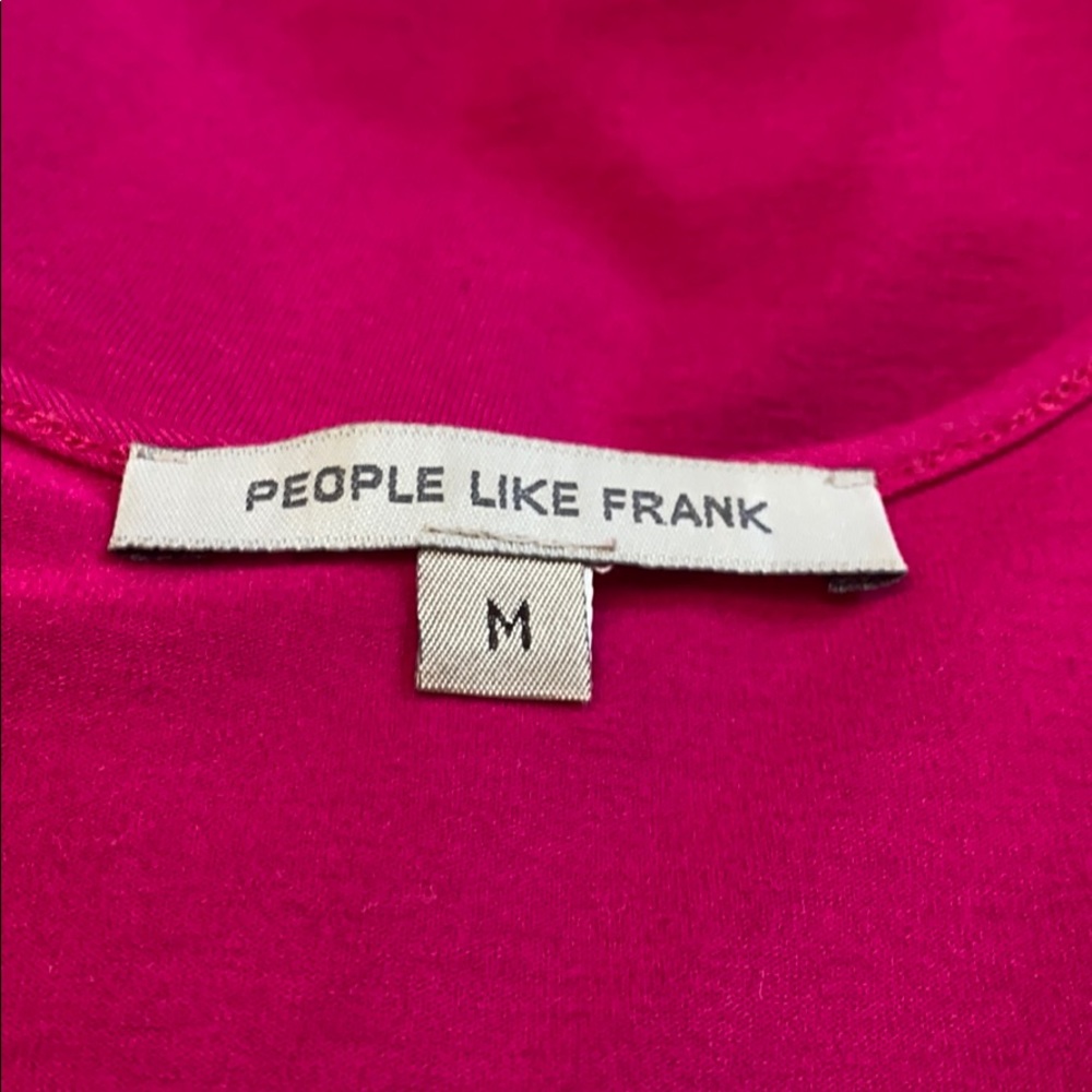 PEOPLE LIKE FRANK Sz M Magenta Tank - Picture 3 of 7